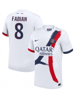 Billige Paris Saint-Germain Fabian Ruiz #8 Bortedrakt 2024-25 Kortermet